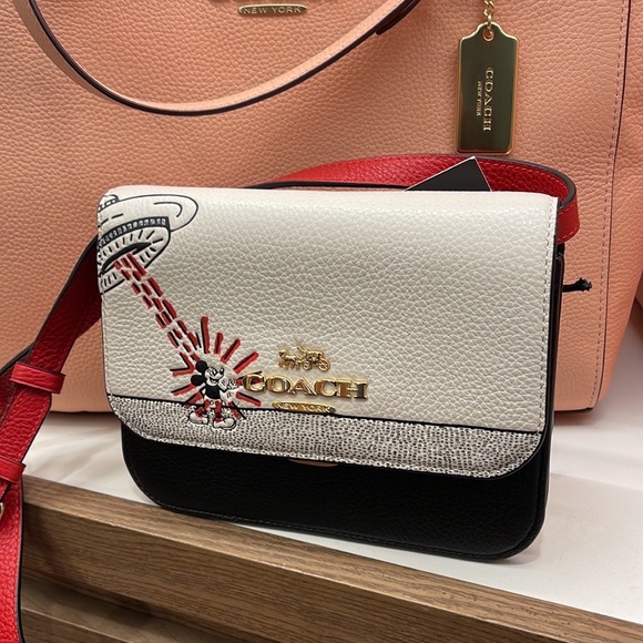 Coach Disney Mickey Mouse X Keith Haring Mini Brynn Crossbody